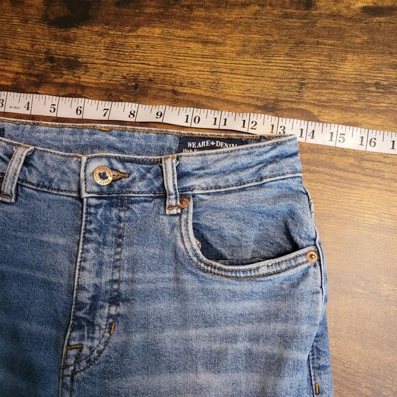 Buffalo David Bitton Jeans Size 27 Jayden High Rise Straight Medium Light Wash - Picture 6 of 10